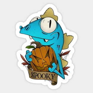 Spooky dino Sticker